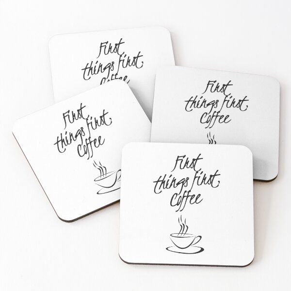 Item preview, First things first coffee designed and sold by dcanimal.