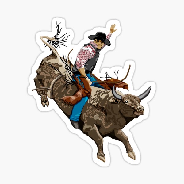 My heart belongs to a bullrider *D751* sticker decal bullriding rodeo cowboy