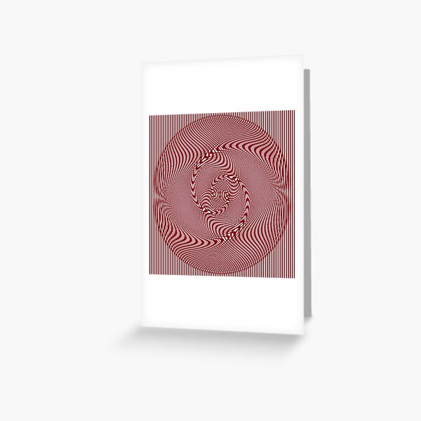 #Pattern, #abstract, #design, #illustration, geometry, illusion, intricacy, art Greeting Card