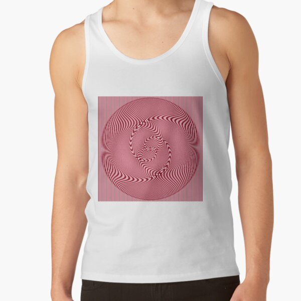 #Pattern, #abstract, #design, #illustration, geometry, illusion, intricacy, art Tank Top