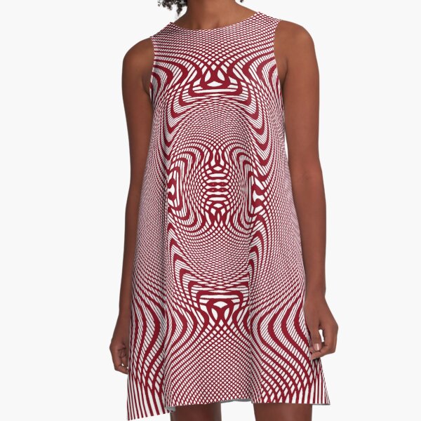 #Pattern, #abstract, #design, #illustration, geometry, illusion, intricacy, art A-Line Dress