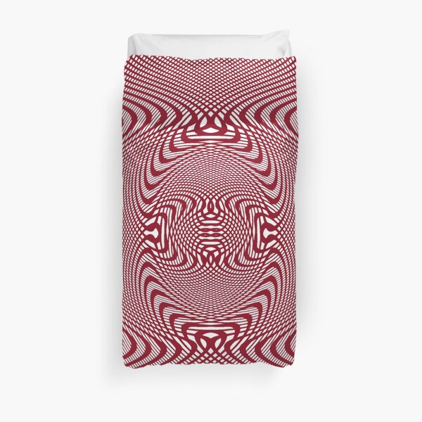 #Pattern, #abstract, #design, #illustration, geometry, illusion, intricacy, art Duvet Cover