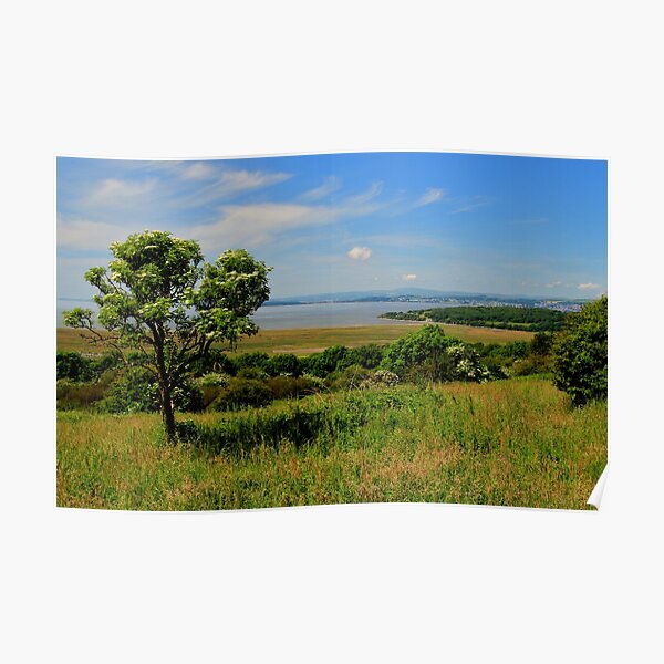 Grange-over-sands from Warton Ridge Poster