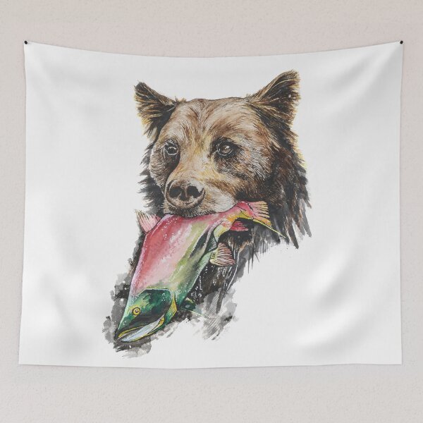 Item preview, grizzly bear designed and sold by camarocaro.