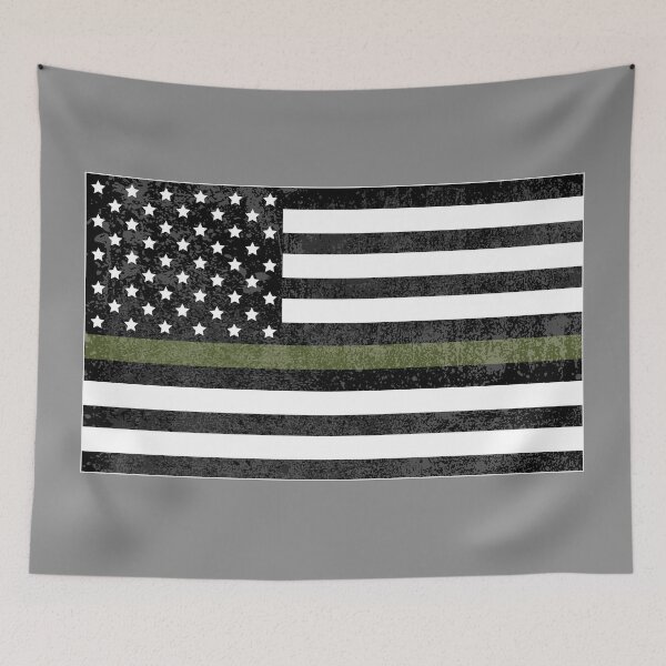 Item preview, Green Lives Matter (Military Flag) (Version 2) designed and sold by CM-PD.