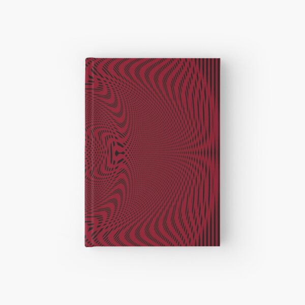 #Pattern, #abstract, #design, #illustration, geometry, illusion, intricacy, art Hardcover Journal