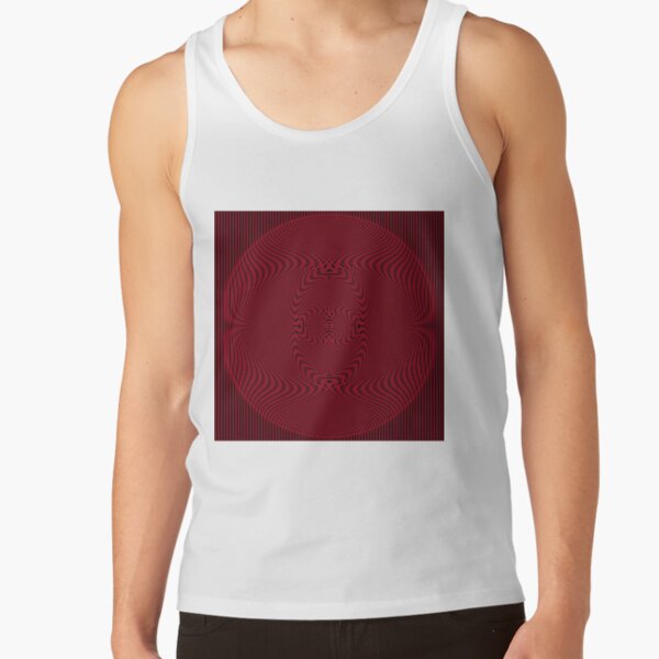 #Pattern, #abstract, #design, #illustration, geometry, illusion, intricacy, art Tank Top