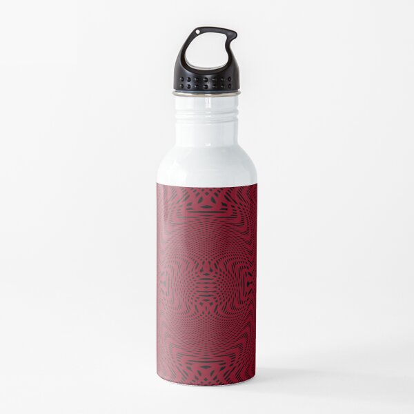 #Pattern, #abstract, #design, #illustration, geometry, illusion, intricacy, art Water Bottle