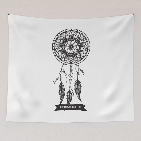 Item preview, Dream catcher graphic mandala designed and sold by KleinJenny.