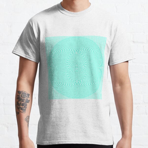 #Pattern, #abstract, #design, #illustration, geometry, illusion, intricacy, art Classic T-Shirt