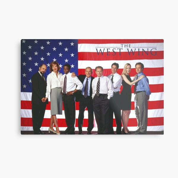 West Wing American Flag Metal Print