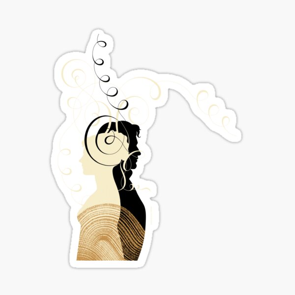 Pride and Prejudice by Balbusso Twins Sticker