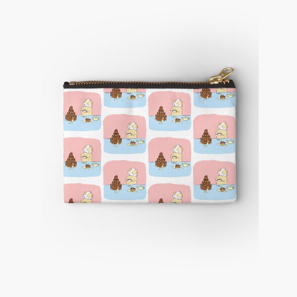 Item preview, Guinea pig enjoying cake and tea designed and sold by mondesign26.