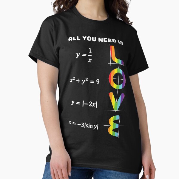 Item preview, All You Need Is a Love of LGBT Maths designed and sold by Geek-topia.