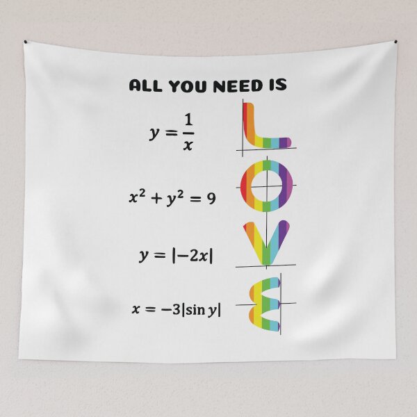 Item preview, All You Need Is a Love of LGBT Maths designed and sold by Geek-topia.