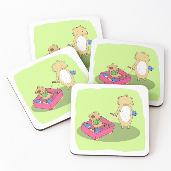 Item preview, Guinea pigs in Library designed and sold by mondesign26.