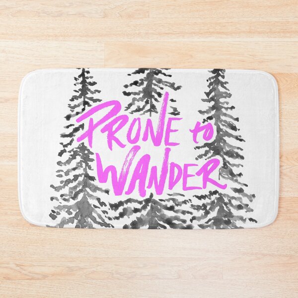 Item preview, Prone to Wander - Hot Pink designed and sold by Marie Funseth.