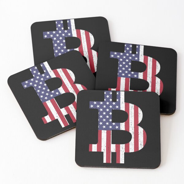 Item preview, Bitcoin American Flag BTC Crypto Currency designed and sold by Sardine Designs.