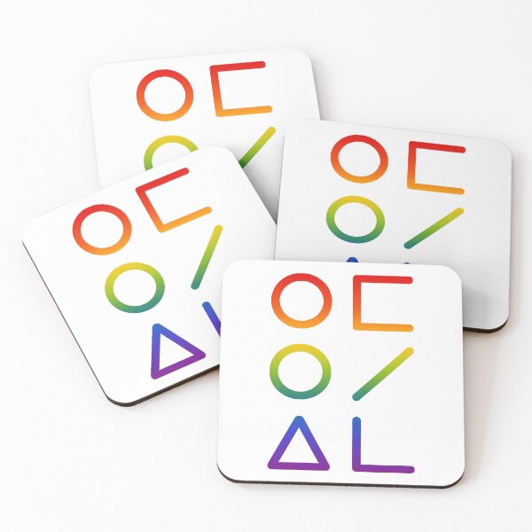 Item preview, LOONA Logo (Ver.1) - Gay Pride Flag designed and sold by saturnsc.