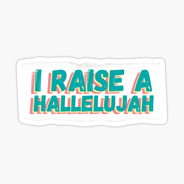 Item preview, I Raise a Hallelujah  designed and sold by Lauren Isbel.