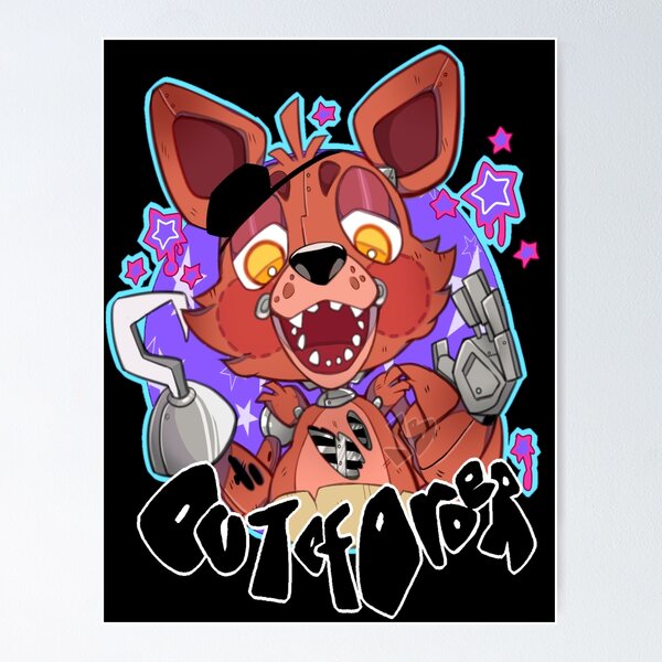 Anime F-N-A-F Poster Ar Ringmaster Foxy. Fanart Poster Decorative