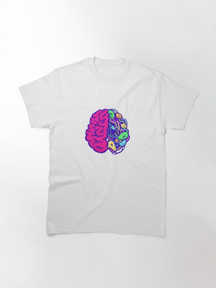 Thumbnail 3 of 7, Classic T-Shirt, Brain of Climbing | Rock Climbing designed and sold by Designwith8.