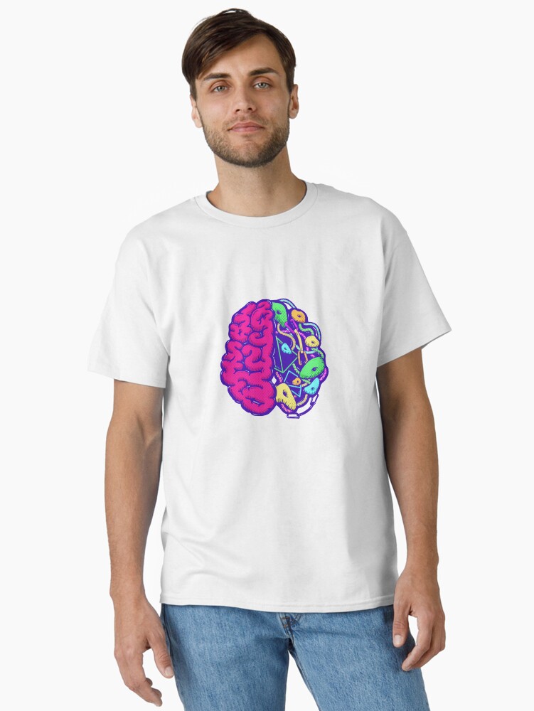 Thumbnail 1 of 7, Classic T-Shirt, Brain of Climbing | Rock Climbing designed and sold by Designwith8.