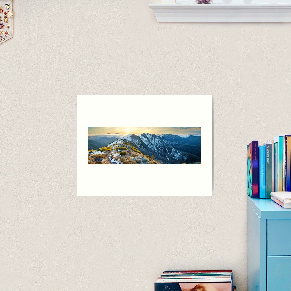 Cross Cut Saw, Mt Howitt, Alpine National Park, Victoria, Australia Art Print