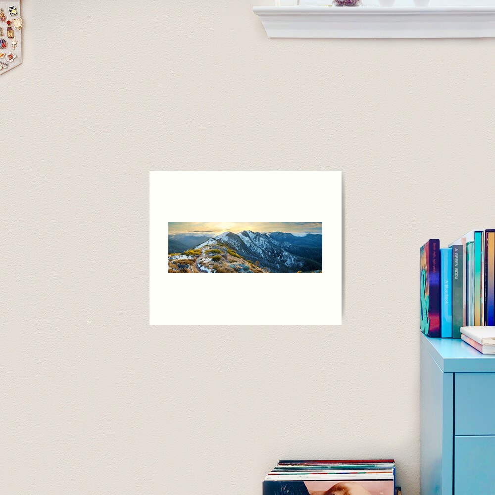 Cross Cut Saw, Mt Howitt, Alpine National Park, Victoria, Australia Art Print
