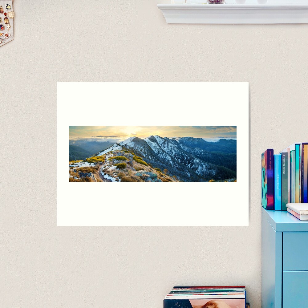 Cross Cut Saw, Mt Howitt, Alpine National Park, Victoria, Australia Art Print