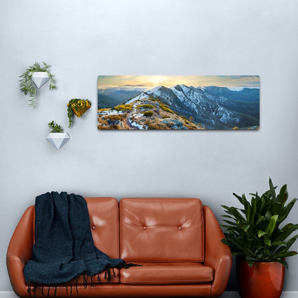 Cross Cut Saw, Mt Howitt, Alpine National Park, Victoria, Australia Metal Print