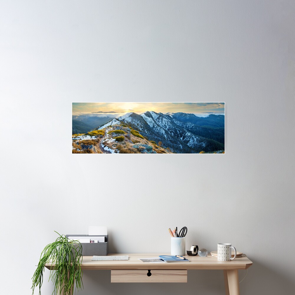 Cross Cut Saw, Mt Howitt, Alpine National Park, Victoria, Australia Poster