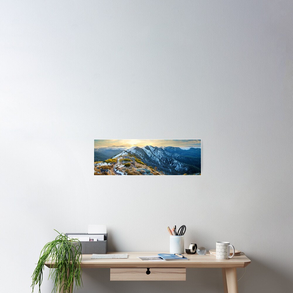 Cross Cut Saw, Mt Howitt, Alpine National Park, Victoria, Australia Poster