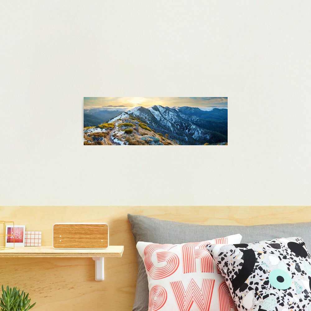 Cross Cut Saw, Mt Howitt, Alpine National Park, Victoria, Australia Photographic Print