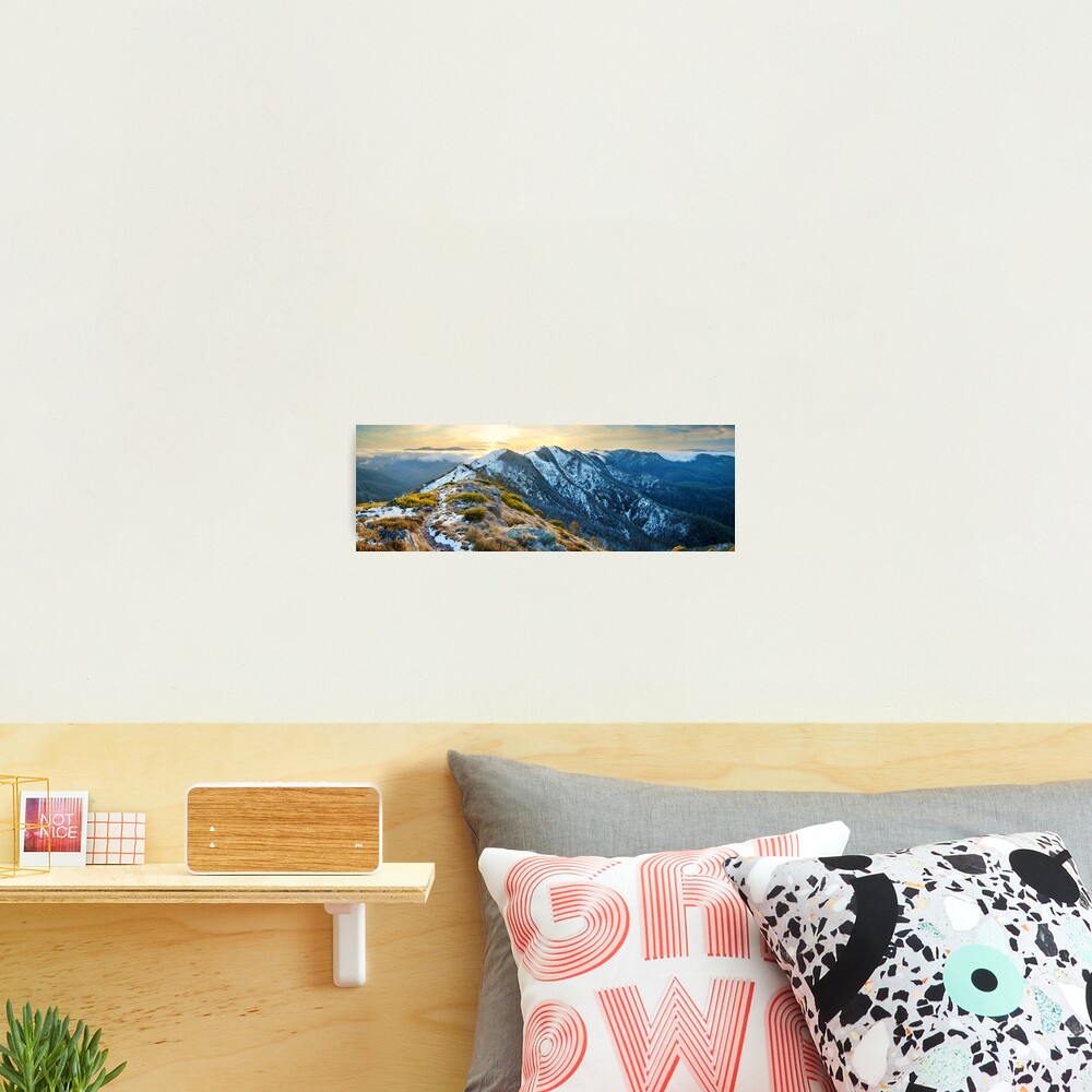 Cross Cut Saw, Mt Howitt, Alpine National Park, Victoria, Australia Photographic Print