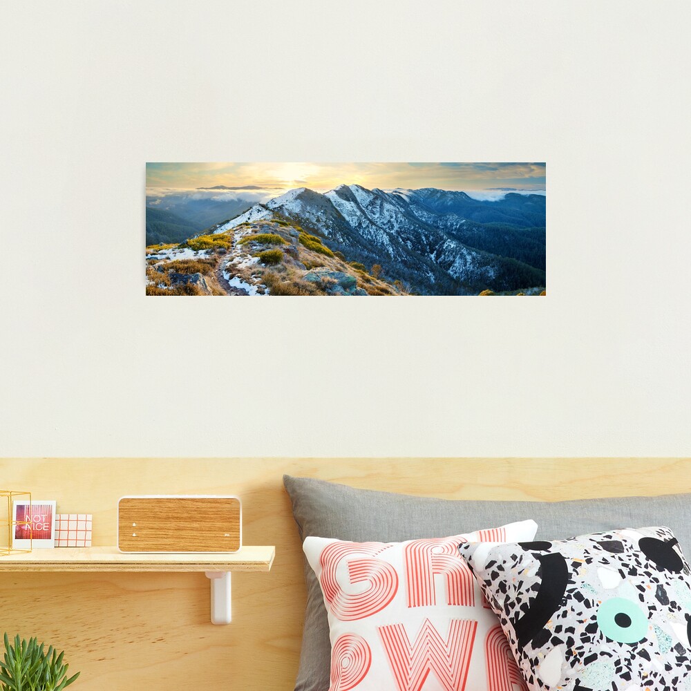 Cross Cut Saw, Mt Howitt, Alpine National Park, Victoria, Australia Photographic Print