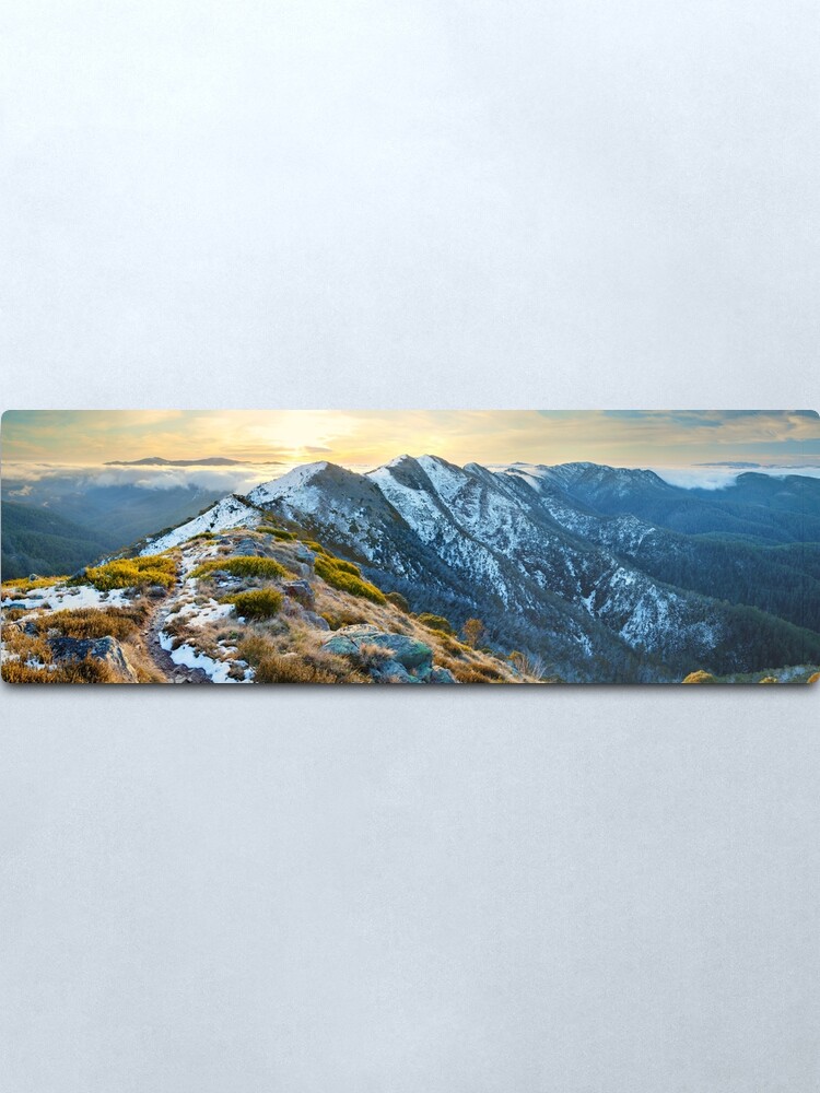 Alternate view of Cross Cut Saw, Mt Howitt, Alpine National Park, Victoria, Australia Metal Print