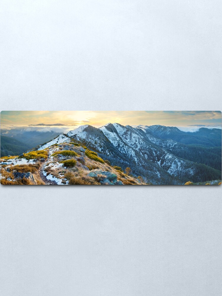 Alternate view of Cross Cut Saw, Mt Howitt, Alpine National Park, Victoria, Australia Metal Print