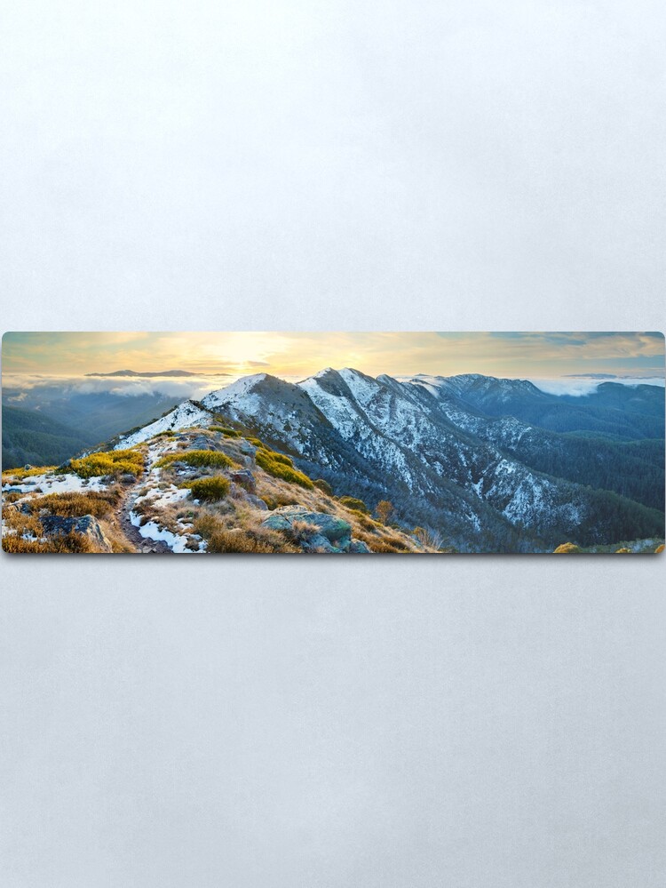 Alternate view of Cross Cut Saw, Mt Howitt, Alpine National Park, Victoria, Australia Metal Print