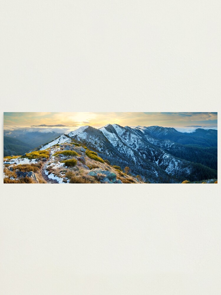 Alternate view of Cross Cut Saw, Mt Howitt, Alpine National Park, Victoria, Australia Photographic Print