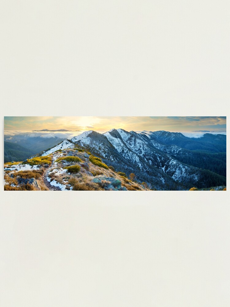 Alternate view of Cross Cut Saw, Mt Howitt, Alpine National Park, Victoria, Australia Photographic Print