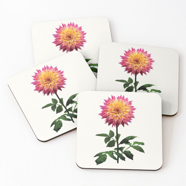 Item preview, Pink and Yellow Dahlia designed and sold by Susan Savad.