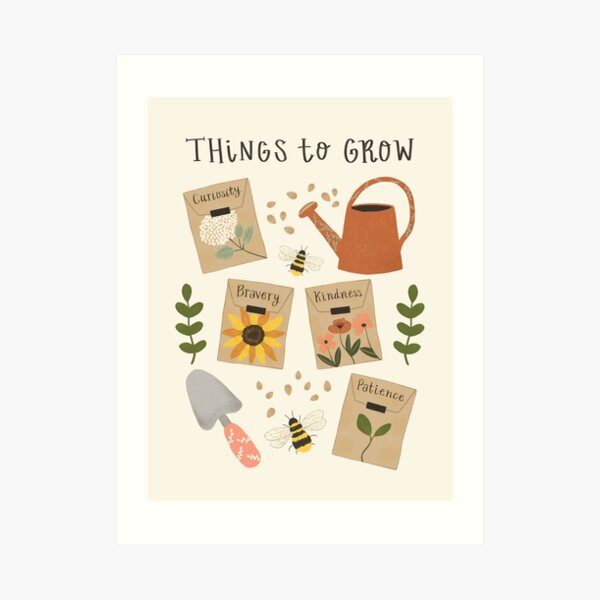 Things to Grow - Garden Seeds Art Print