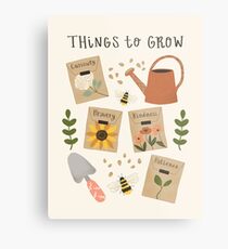 Things to Grow - Garden Seeds Metal Print