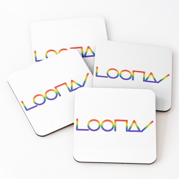 Item preview, LOONA Logo (Ver.2) - Gay Pride Flag designed and sold by saturnsc.