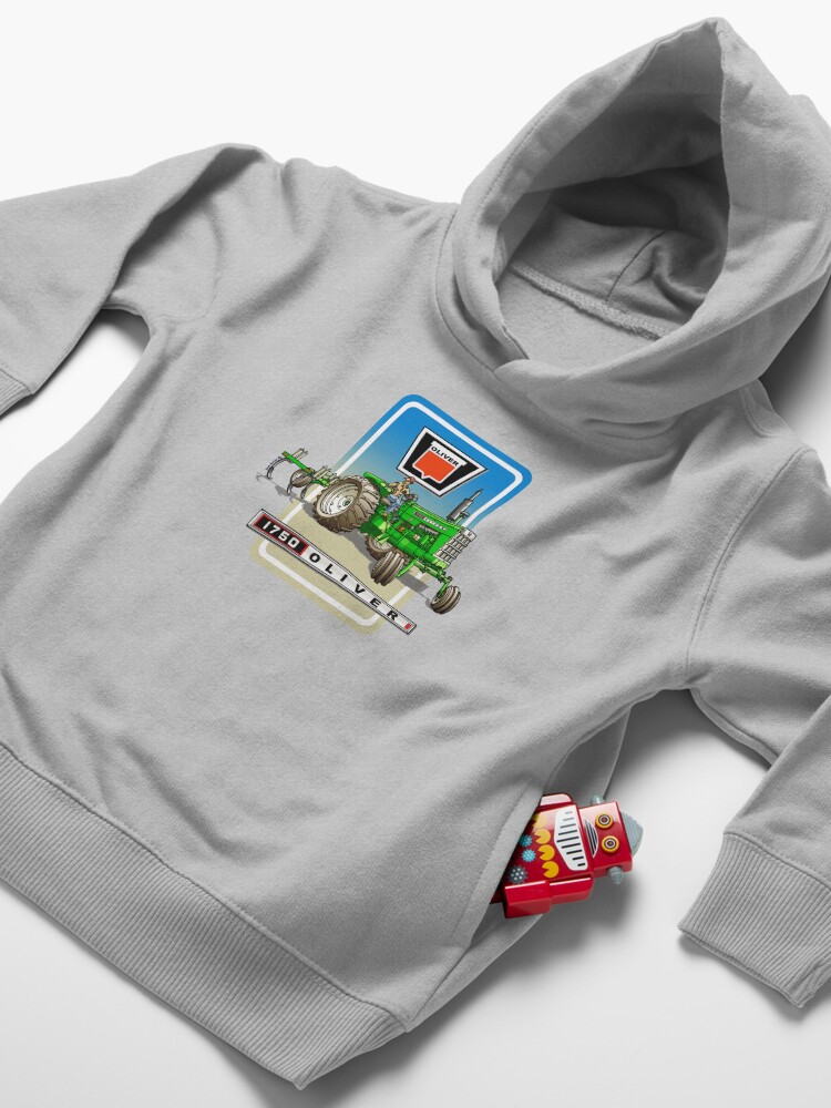 Alternate view of Oliver 1750 Tractor Toddler Pullover Hoodie