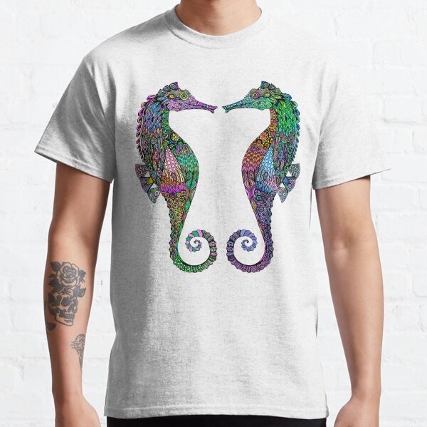 Item preview, Electric Psychedelic Seahorses designed and sold by Tammy Wetzel.