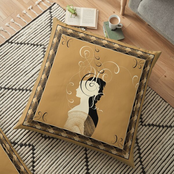 Pride and Prejudice by Balbusso Twins Floor Pillow
