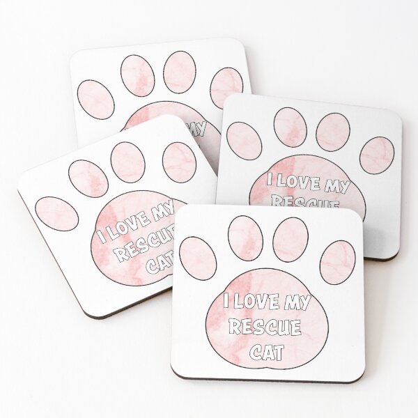 Item preview, I Love My Rescue Cat designed and sold by brianacecilia.