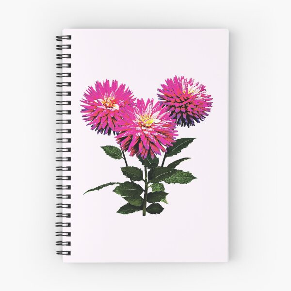 Item preview, Three Pink Dahlias designed and sold by Susan Savad.